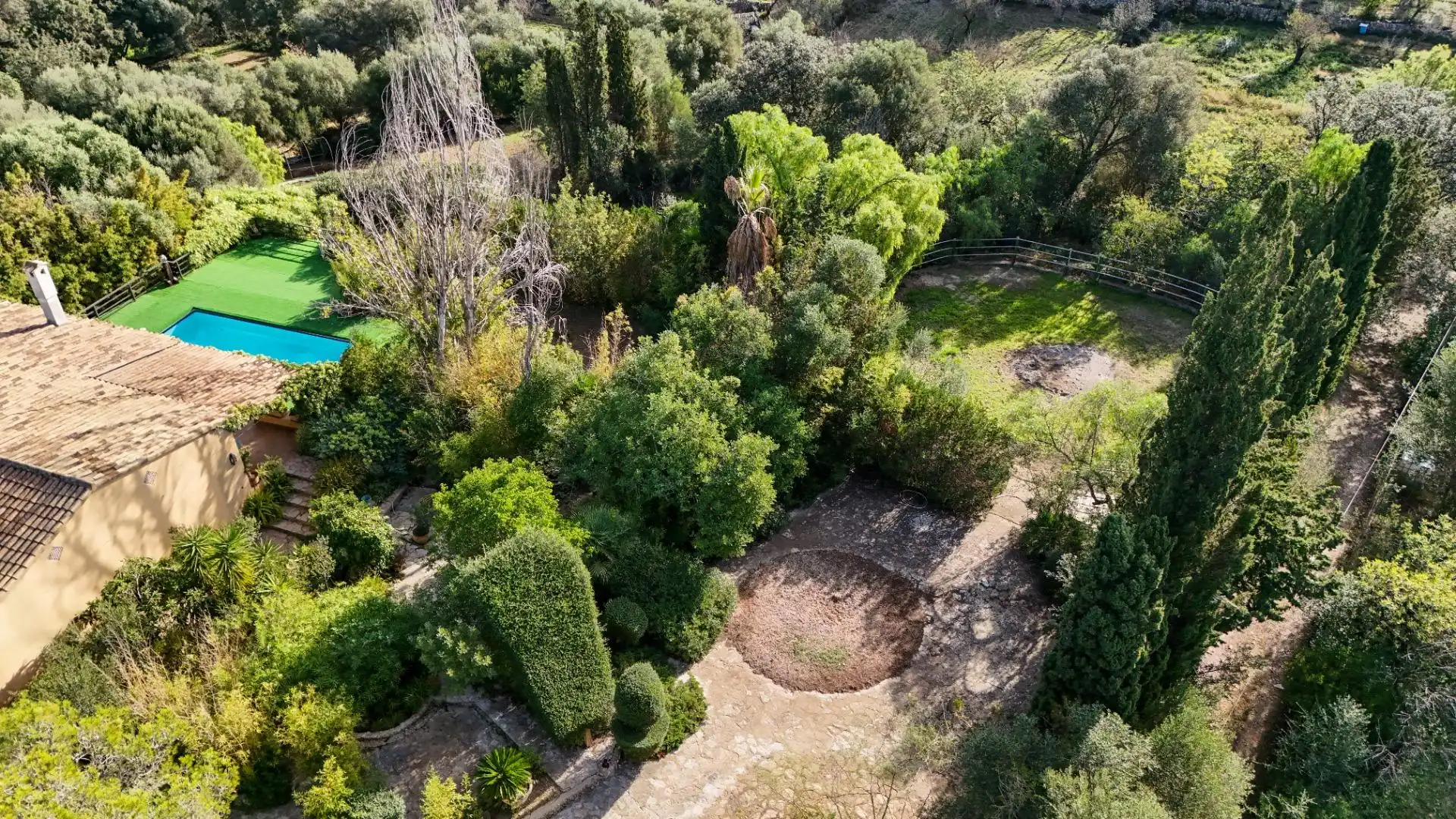 Jardín de Finca rústica en venta en Inca con Aire acondicionado, Jardín privado y Terraza