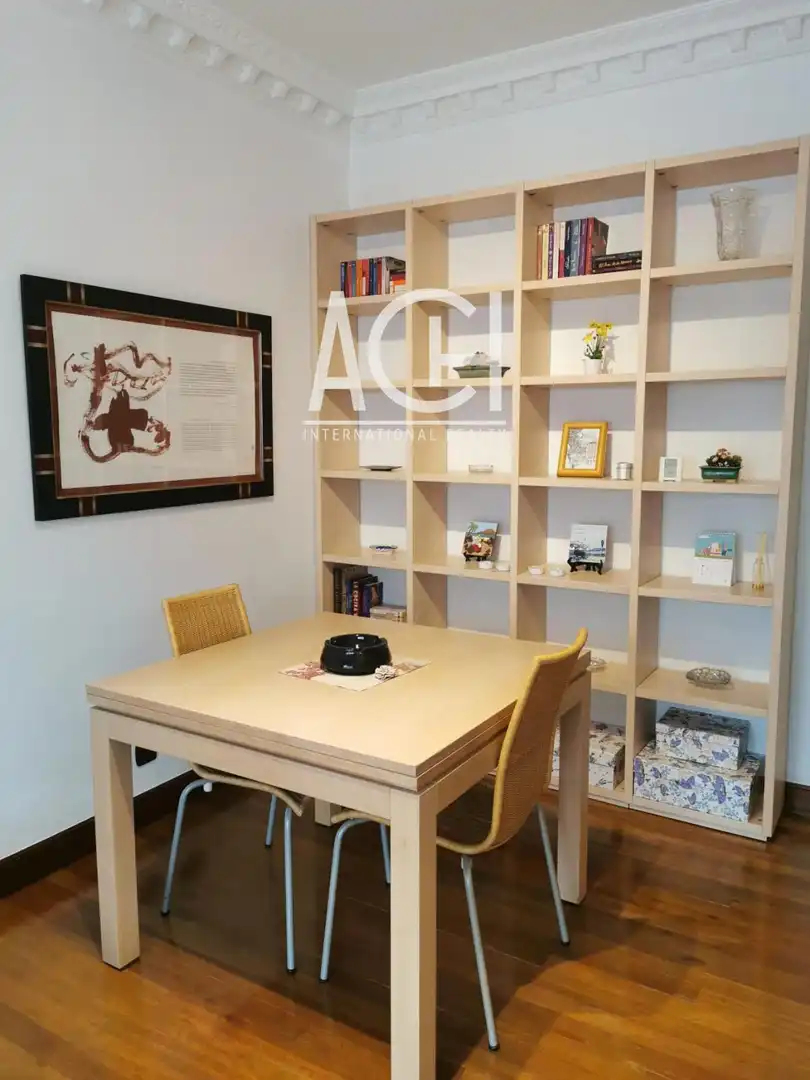 Dining room of Flat for rent in Bilbao   with Heating, Terrace and Furnished