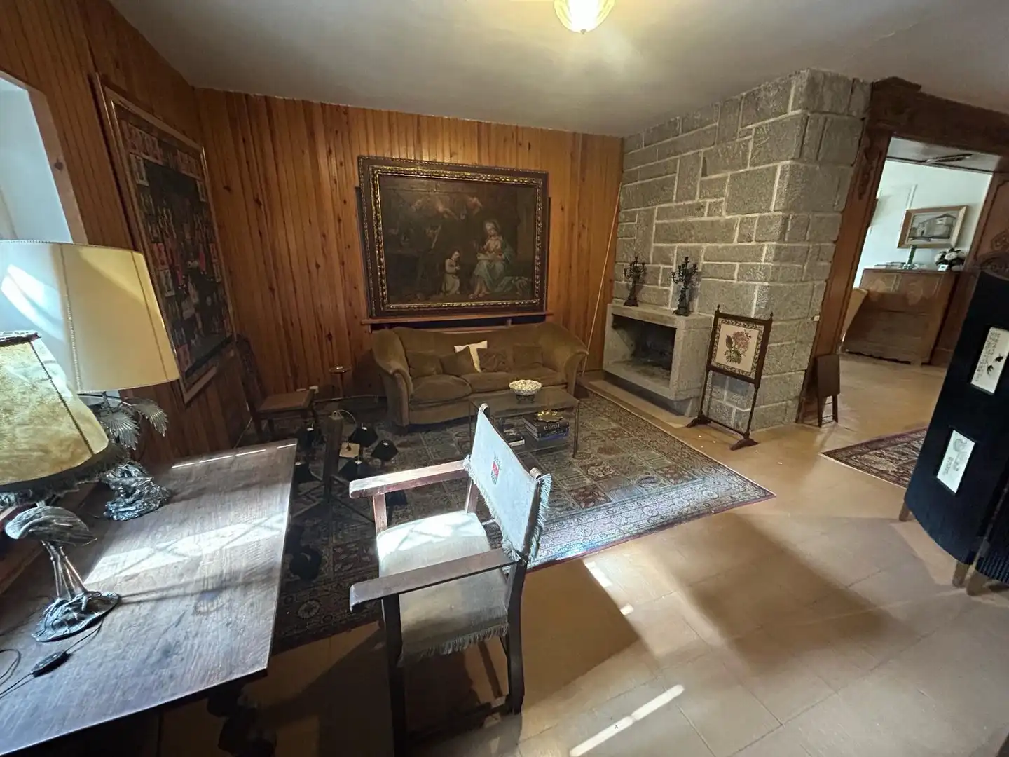 Sala de estar de Casa o chalet en venta en Torrelodones con Calefacción, Jardín privado y Parquet