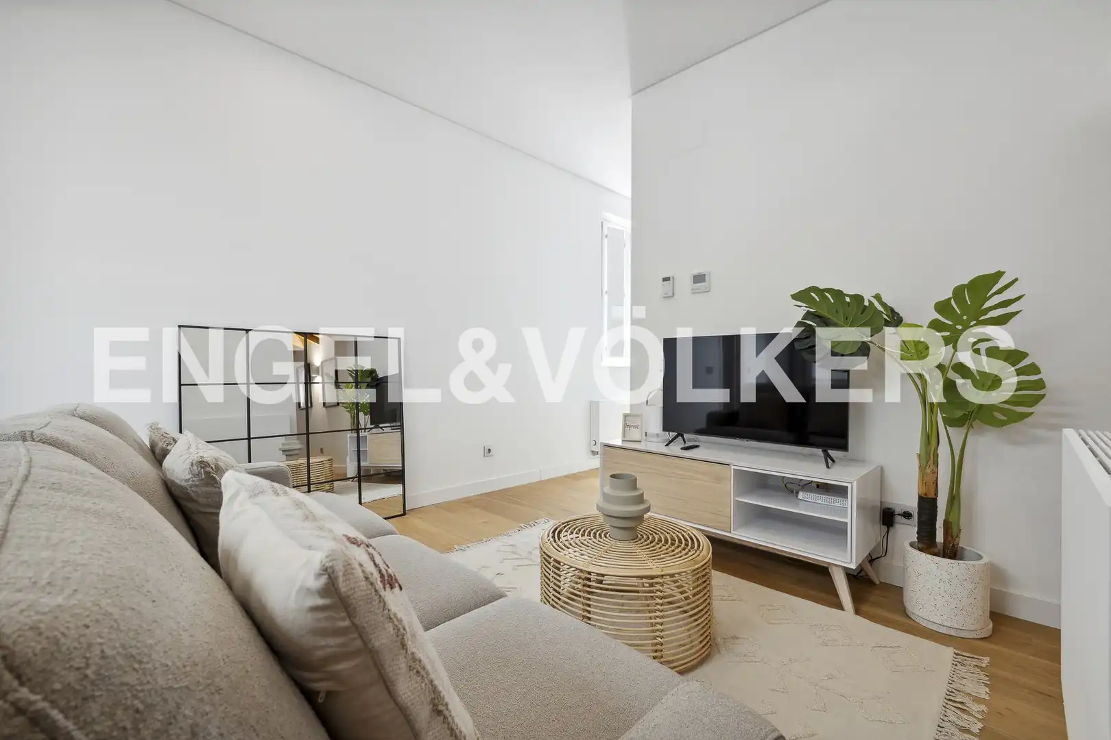 Wohnzimmer von Wohnungen zur Miete in Madrid mit Klimaanlage, Heizung und Möbliert