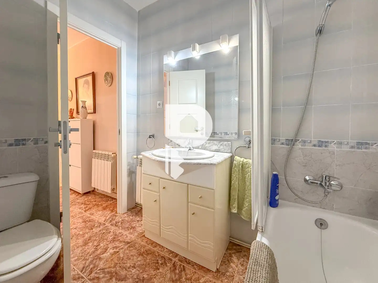 Baño de Casa o chalet en venta en Vallirana con Calefacción, Jardín privado y Terraza