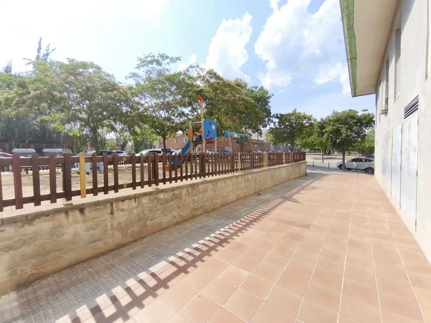 Terrasse von Wohnung zum Verkauf in Terrassa mit Heizung, Parkett und Balkon