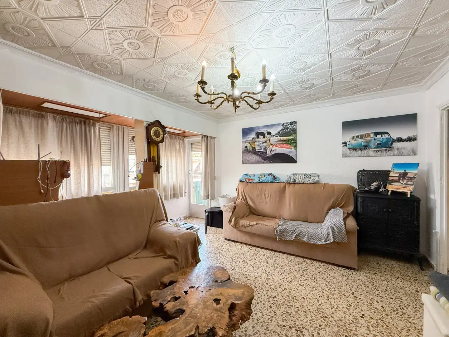 Sala de estar de Piso en venta en Águilas con Terraza, Trastero y Amueblado