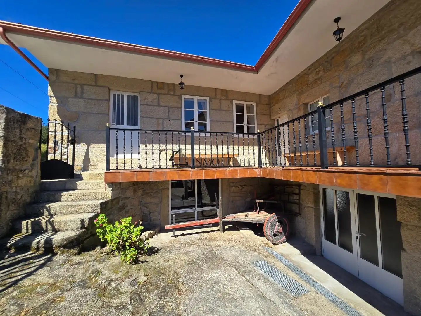 Vista exterior de Casa o chalet en venta en Campo Lameiro con Jardín privado, Terraza y Balcón