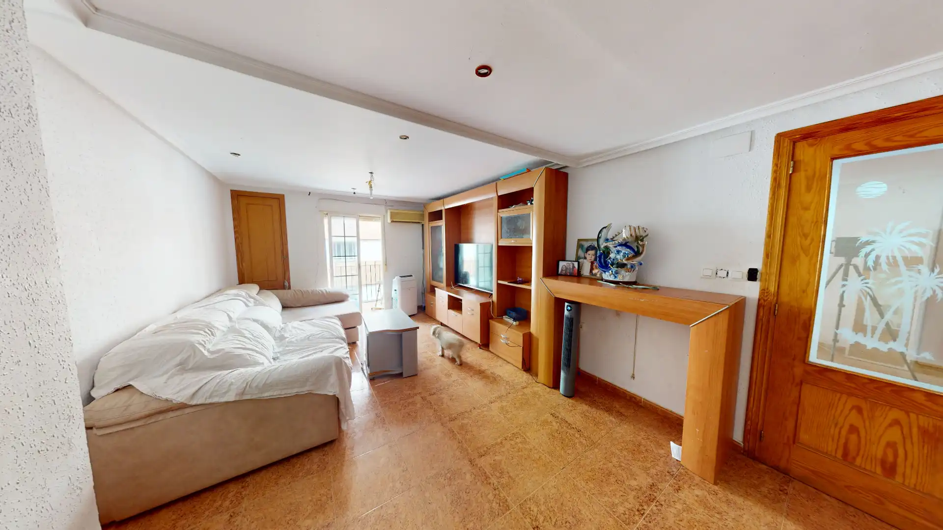 Sala de estar de Piso en venta en Elche / Elx con Terraza, Trastero y Amueblado