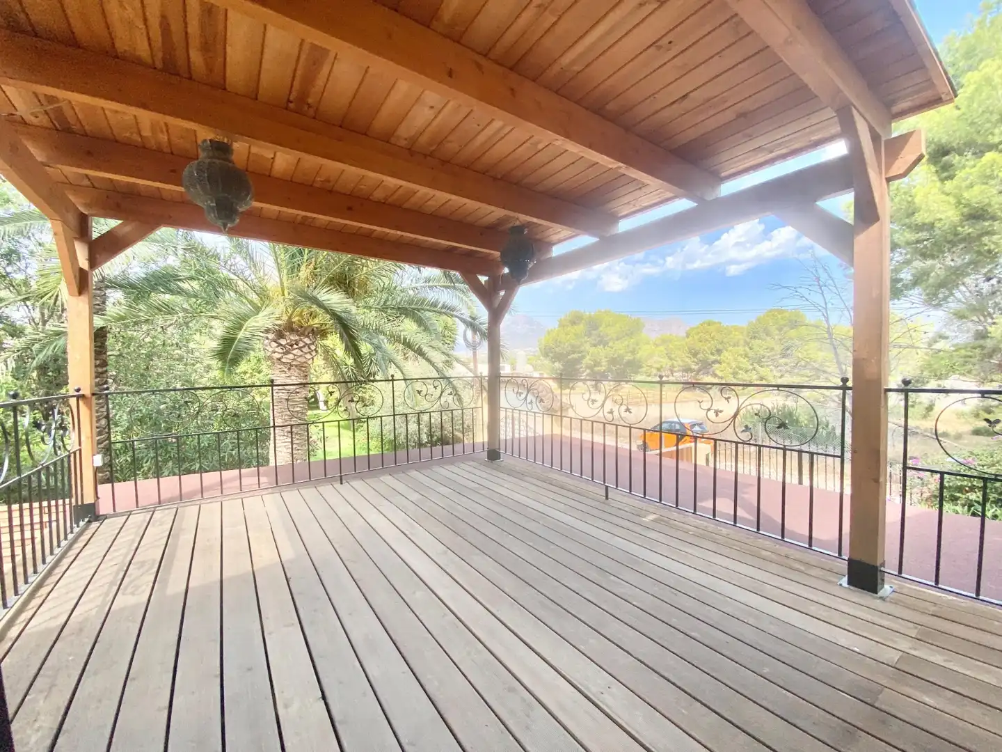 Terraza de Casa o chalet de alquiler en L'Alfàs del Pi con Aire acondicionado, Calefacción y Jardín privado