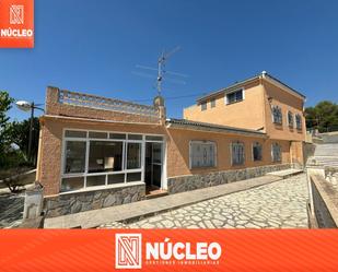 Exterior view of House or chalet for sale in Aigües  with Air Conditioner, Terrace and Swimming Pool