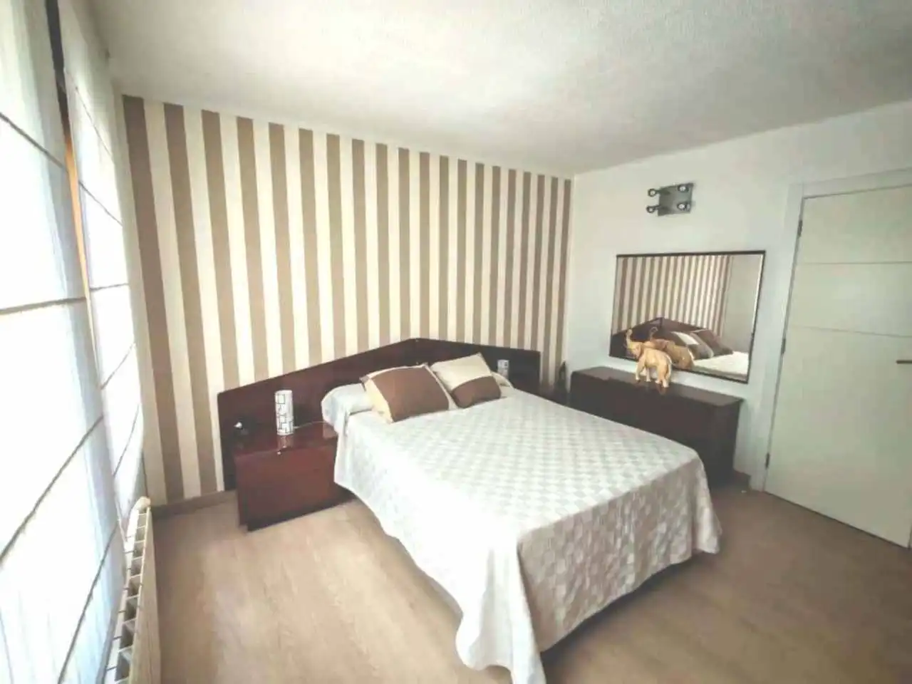 Schlafzimmer von Wohnung zum Verkauf in Badalona mit Klimaanlage, Heizung und Parkett