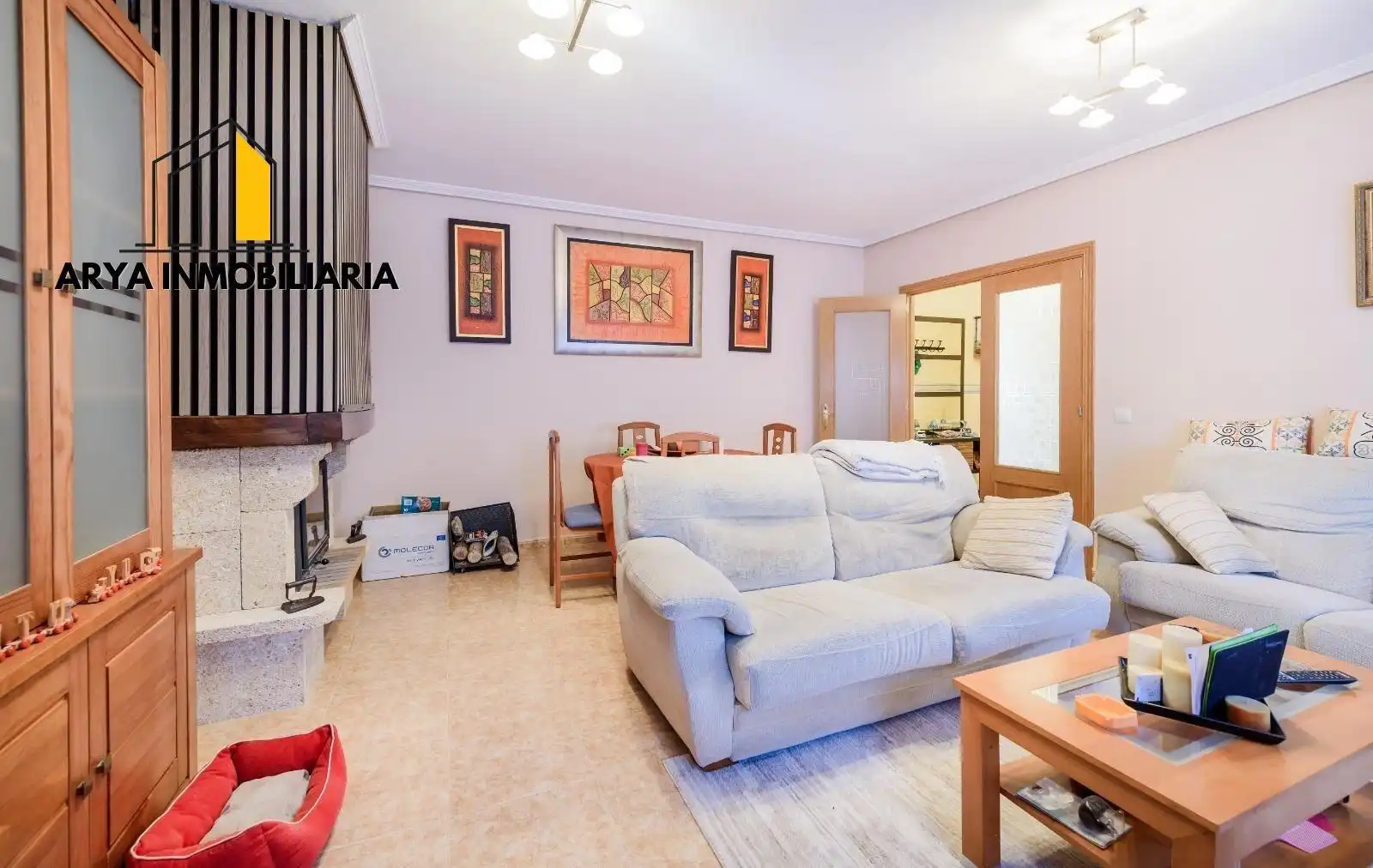 Sala de estar de Casa o chalet en venta en Horche con Aire acondicionado, Calefacción y Jardín privado