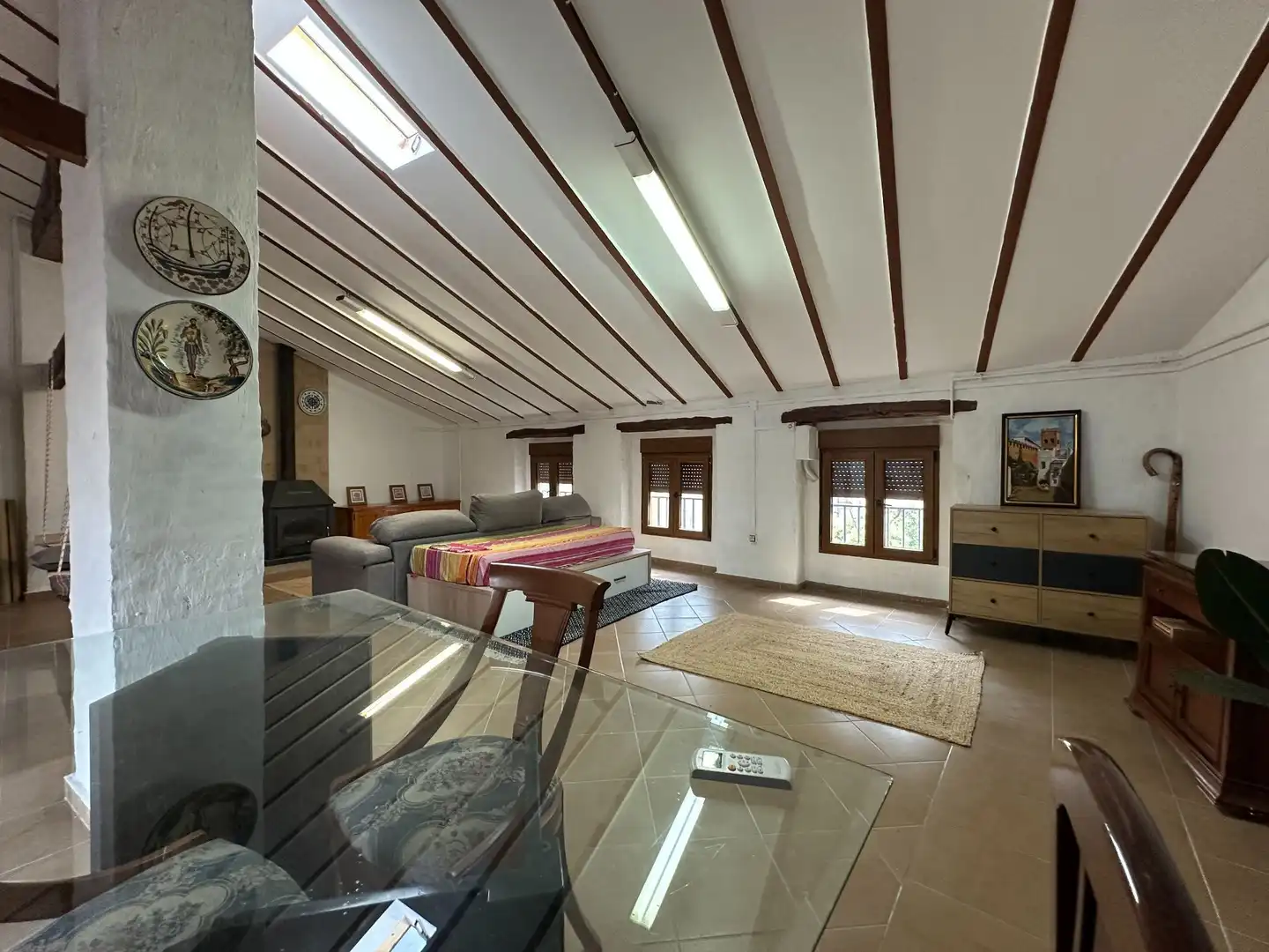 Sala d'estar de Finca rústica en venda en Ontinyent amb Aire condicionat i Calefacció