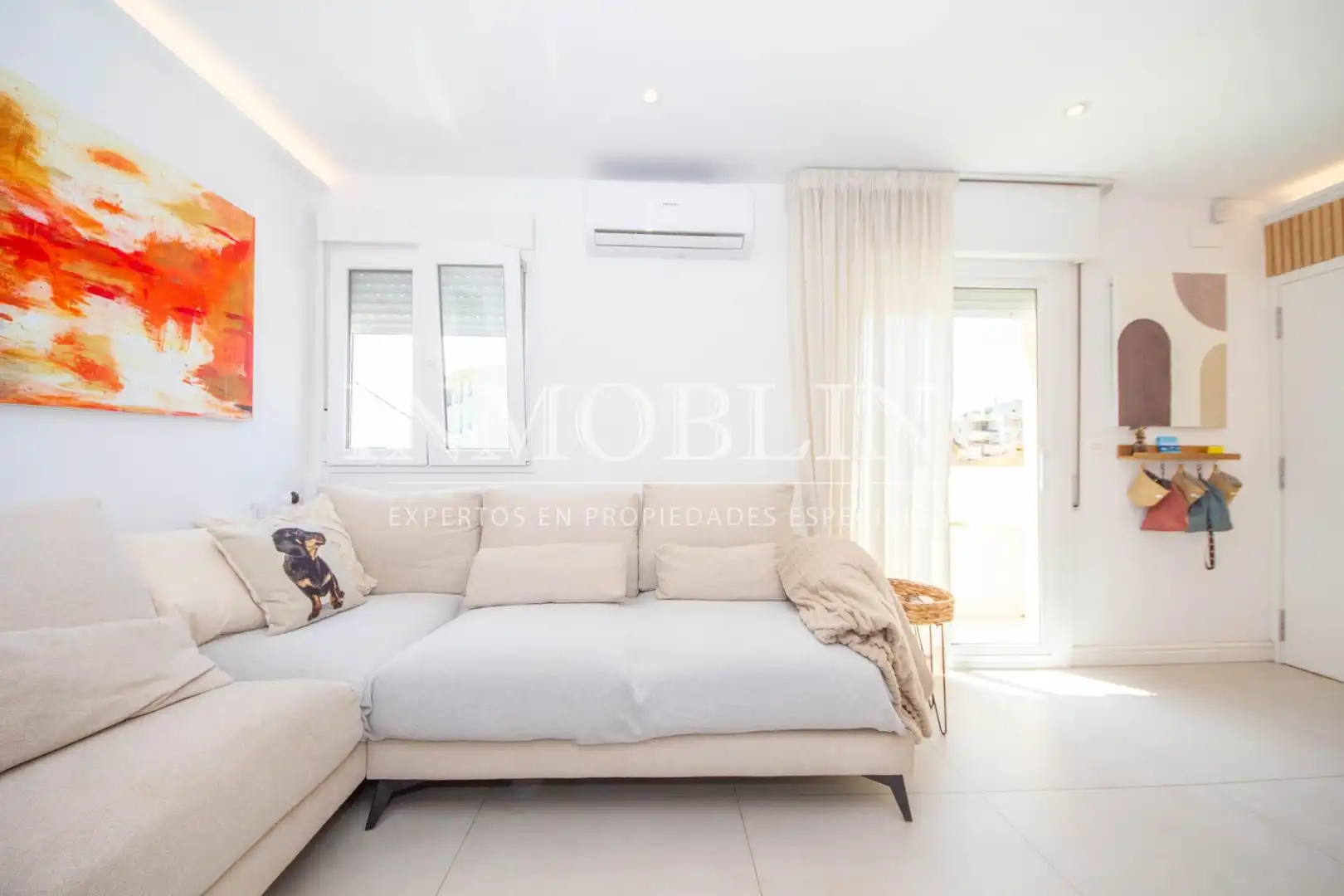 Wohnzimmer von Wohnung zum Verkauf in Sant Andreu de Llavaneres mit Heizung und Balkon