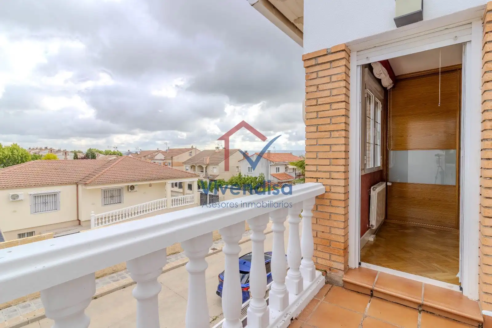 Terraza de Casa adosada en venta en Cabanillas del Campo con Terraza y Piscina
