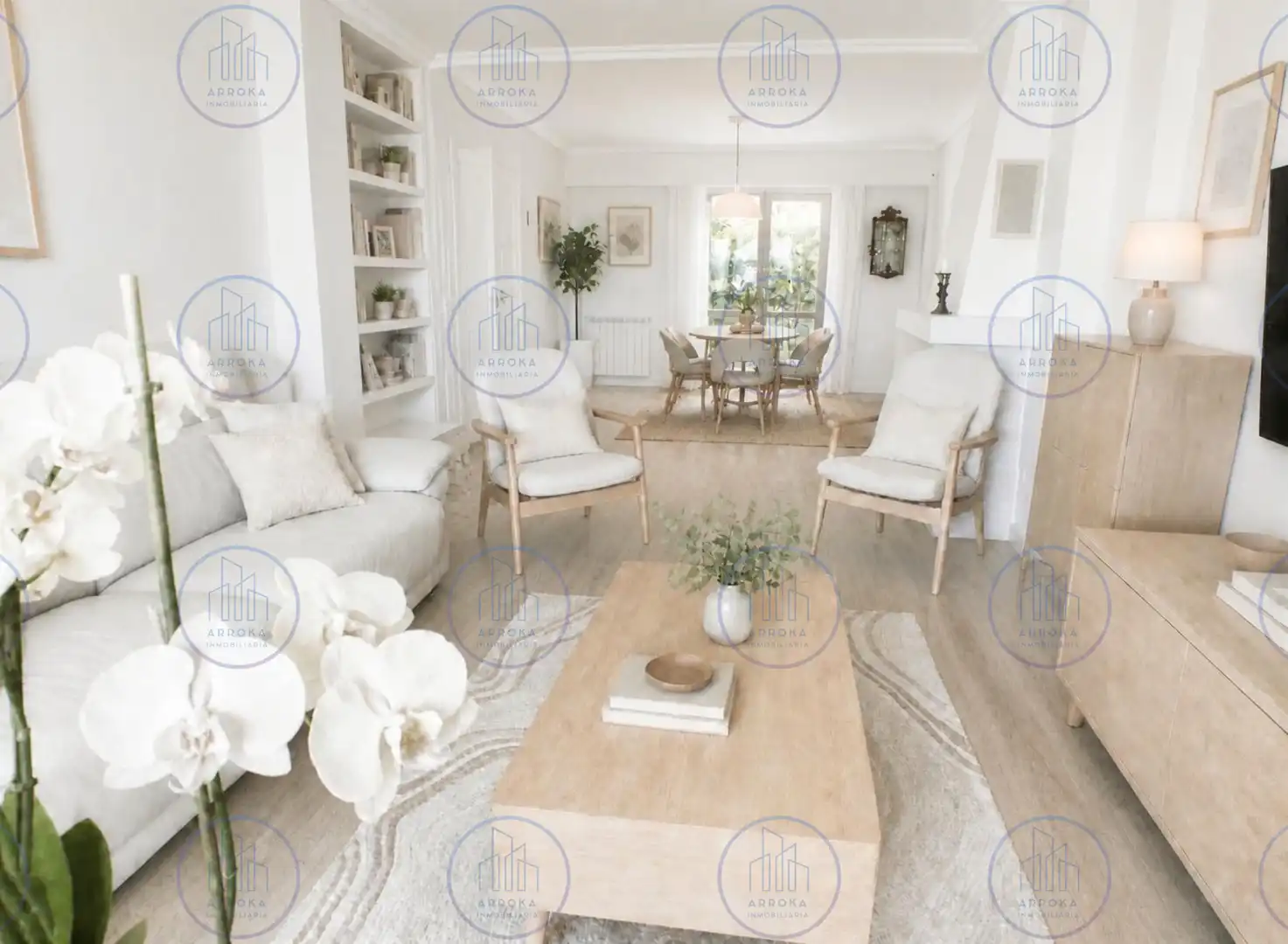 Sala de estar de Casa adosada en venta en Donostia - San Sebastián  con Calefacción, Jardín privado y Terraza