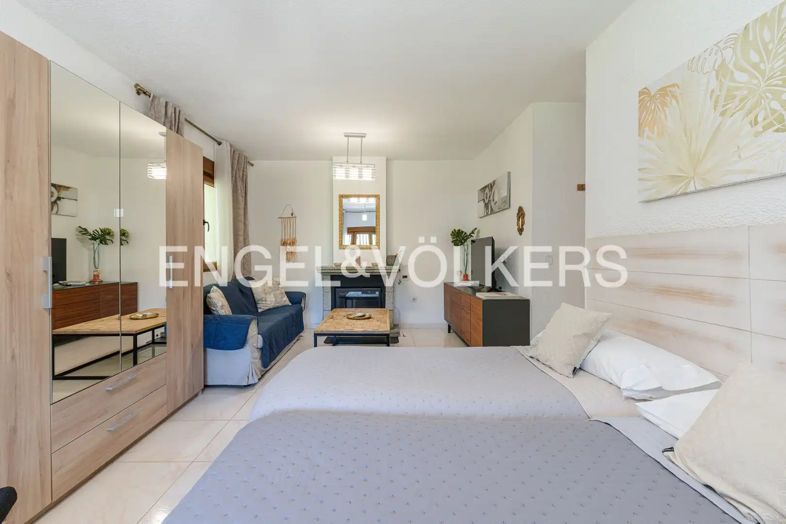 Sala de estar de Casa o chalet de alquiler en Alpedrete con Calefacción y Jardín privado