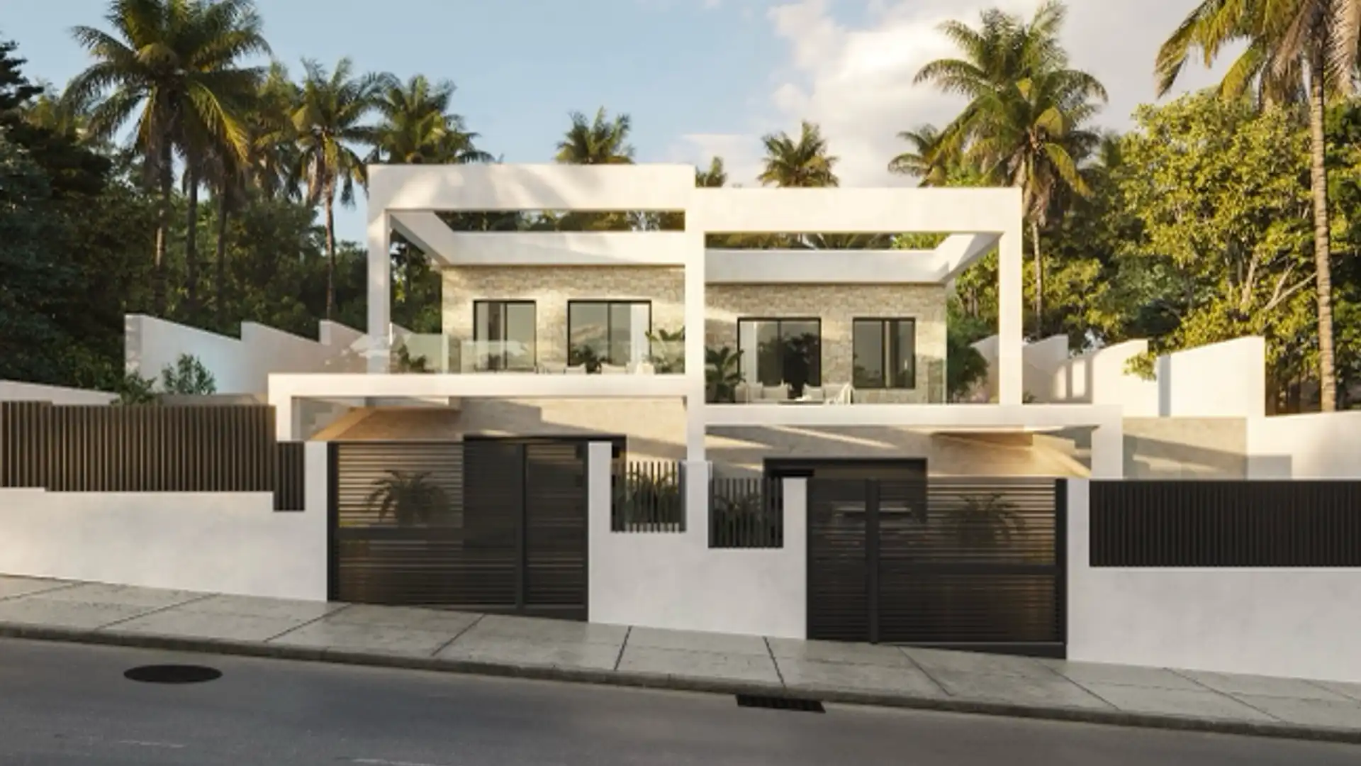 Exterior view of Single-family semi-detached for sale in Alhaurín de la Torre  with Air Conditioner, Heating and Private garden