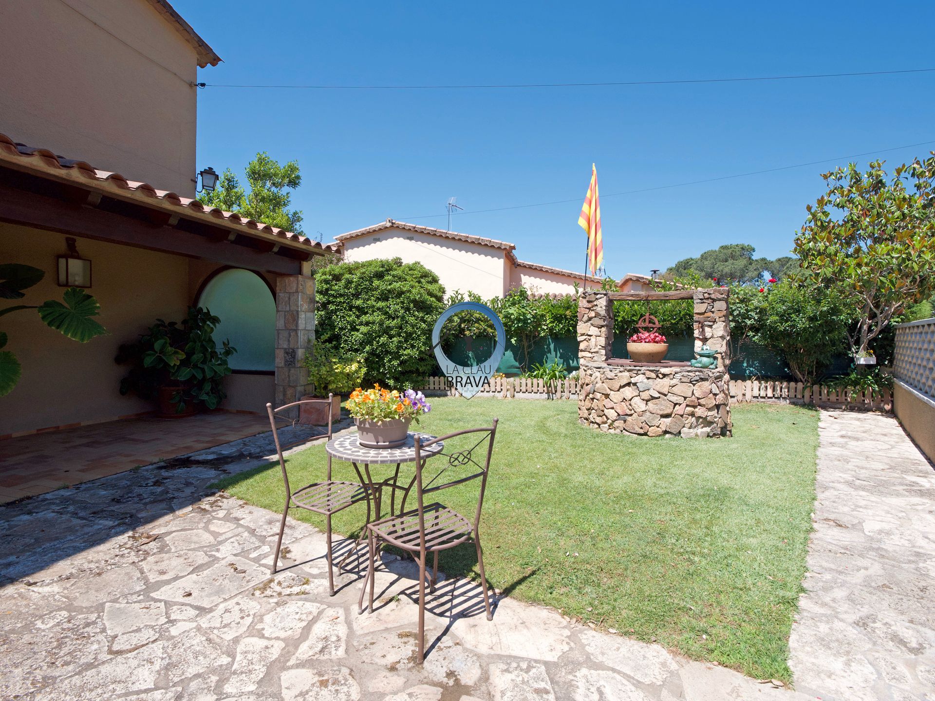 Jardí de Casa o xalet en venda en Santa Cristina d'Aro amb Calefacció, Jardí privat i Moblat