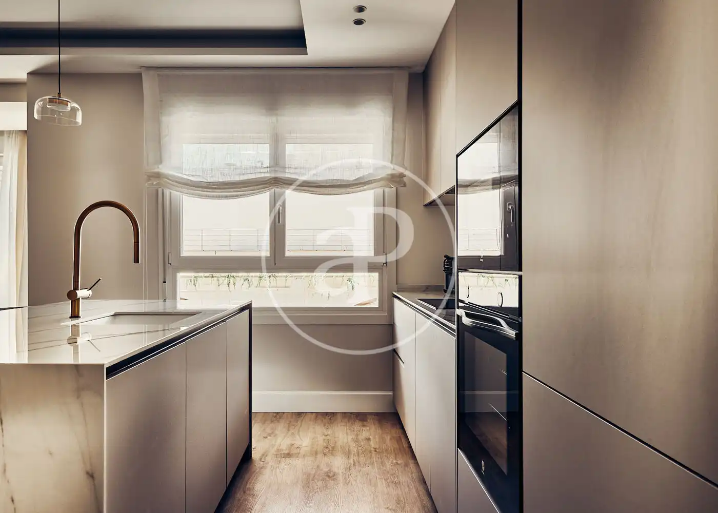 Kitchen of Flat for sale in Madrid  with Air Conditioner, Heating and Terrace