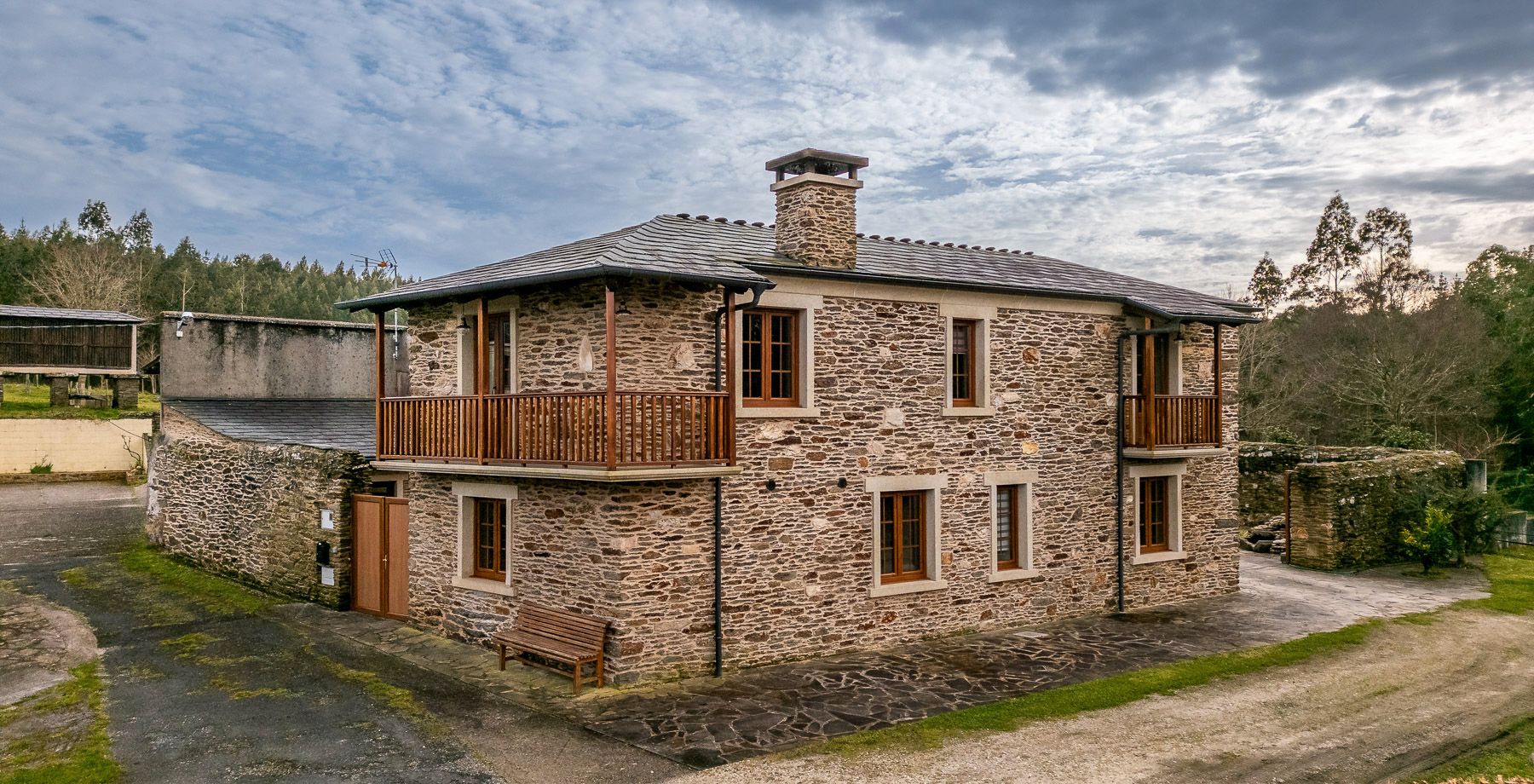 Exterior view of Country house for sale in Mañón  with Furnished