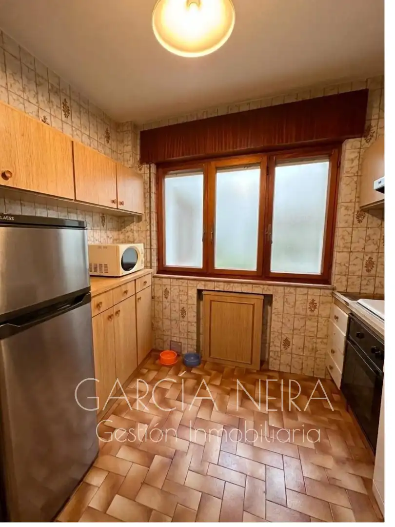Kitchen of Flat for rent in Noreña  with Heating, Parquet flooring and Furnished