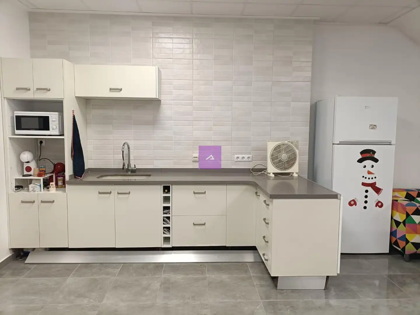Cocina de Piso en venta en L'Alcúdia con Balcón
