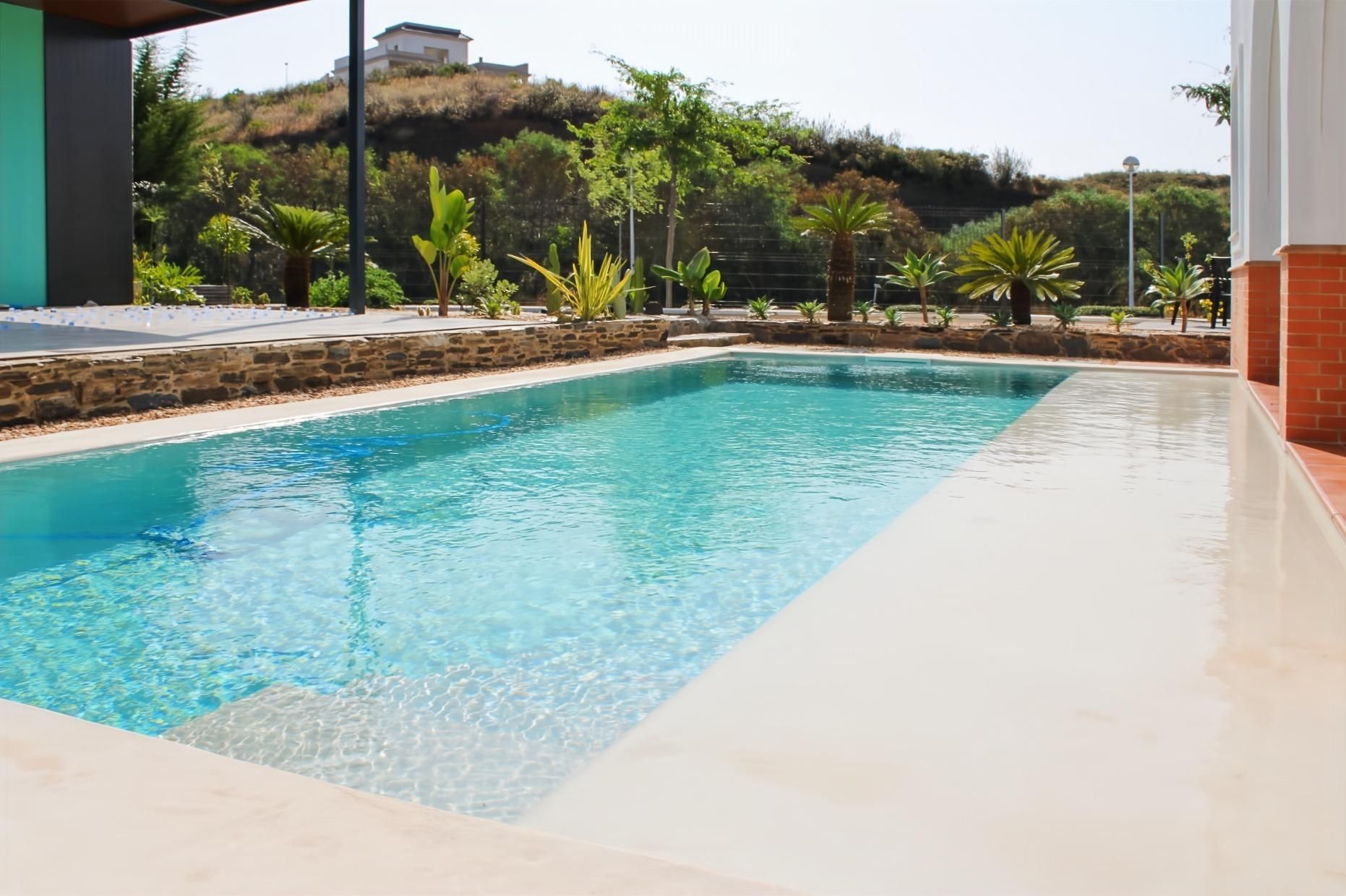 Piscina de Casa o xalet en venda en Oria amb Jardí privat, Terrassa i Traster