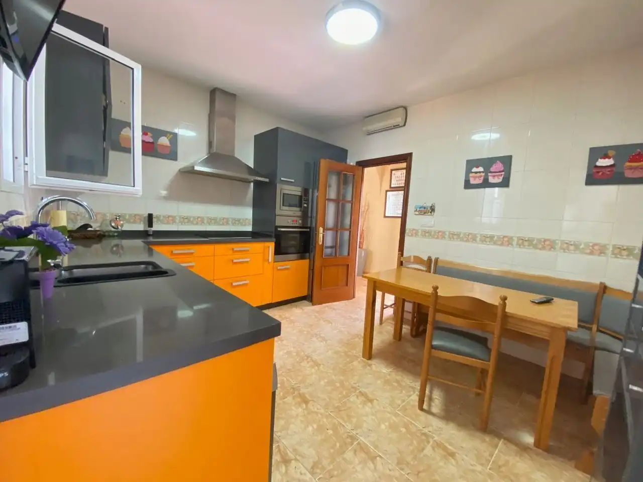 Cocina de Casa o chalet en venta en Aljaraque con Aire acondicionado, Jardín privado y Trastero
