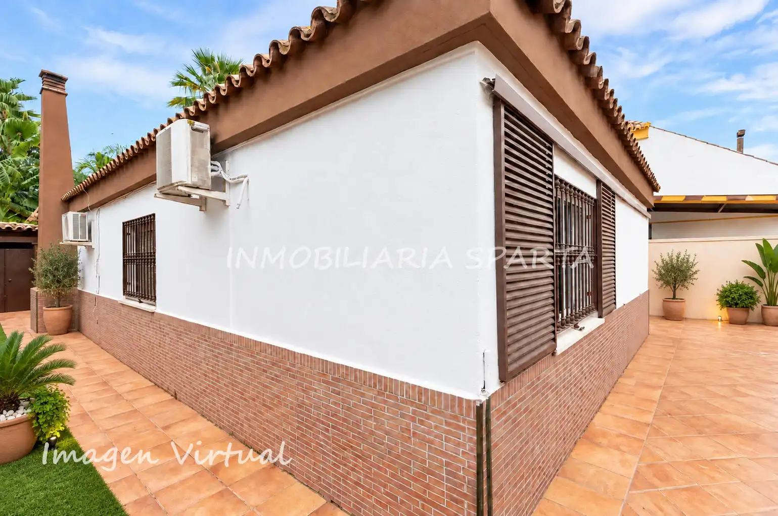 Vista exterior de Casa o xalet en venda en Espartinas Pueblo