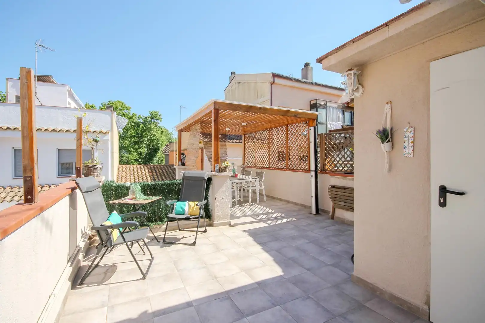 Terraza de Ático en venta en Cerdanyola del Vallès con Aire acondicionado, Calefacción y Jardín privado