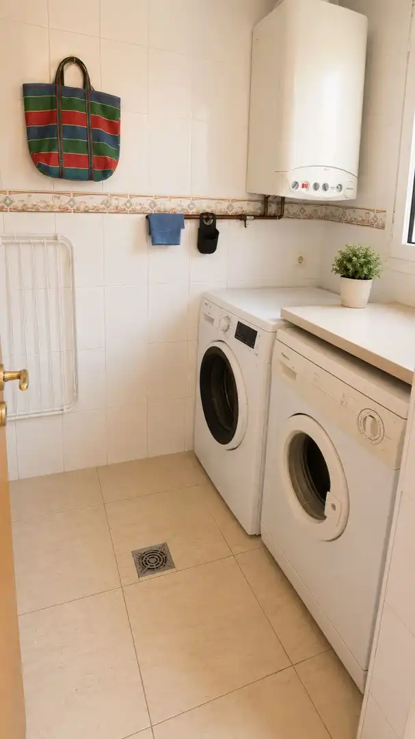 Baño de Casa adosada en venta en Santa Perpètua de Mogoda con Aire acondicionado, Calefacción y Jardín privado