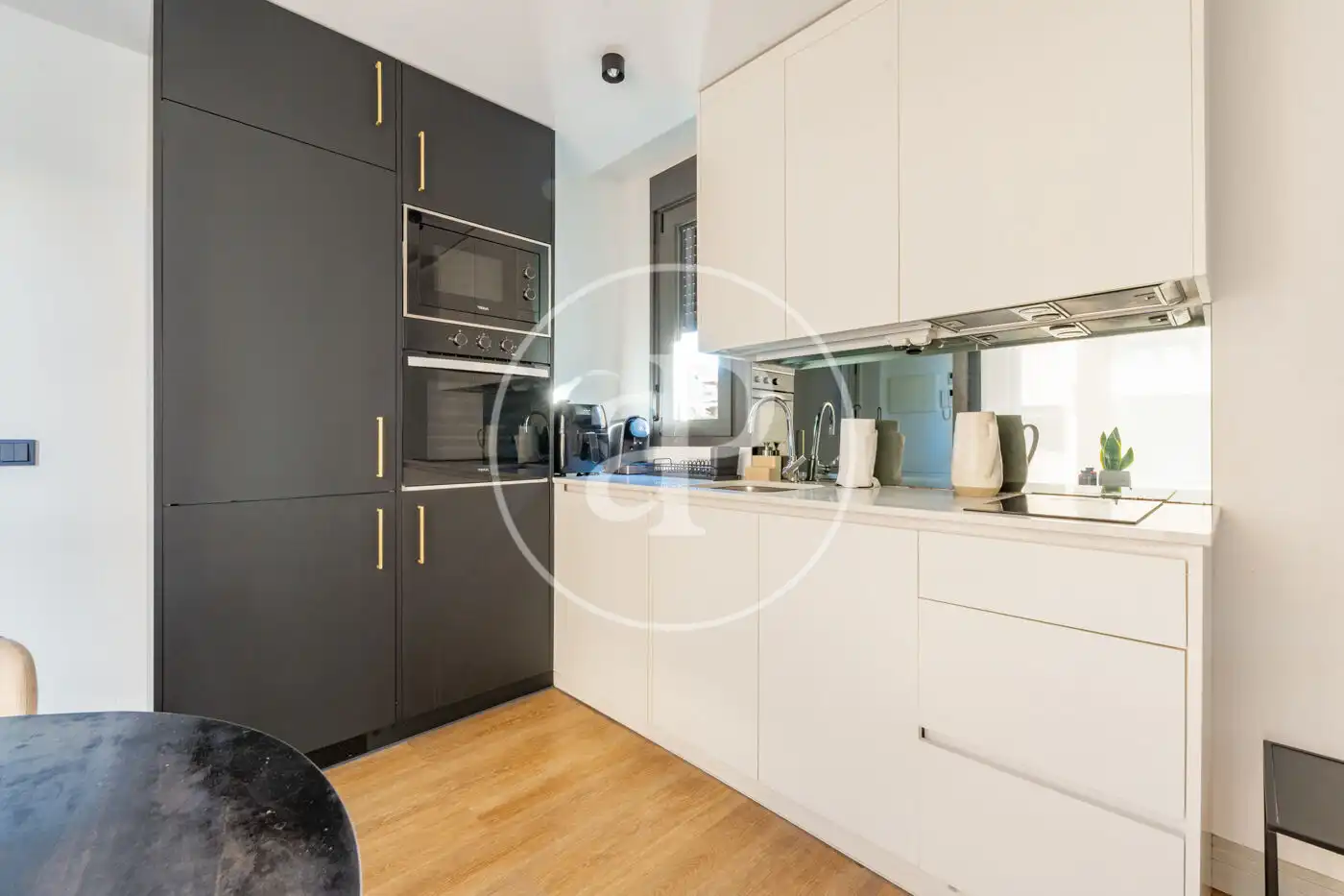 Küche von Wohnung zur Miete in Madrid mit Klimaanlage, Heizung und Privatgarten