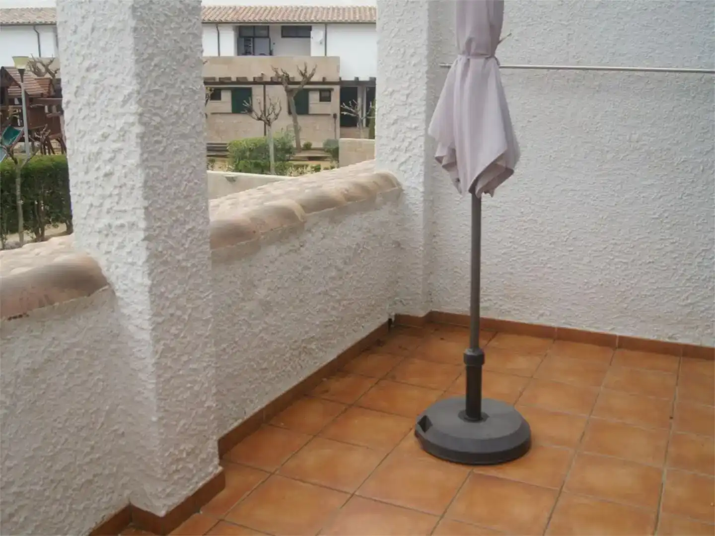 Terraza de Piso en venta en El Perelló con Aire acondicionado, Jardín privado y Piscina
