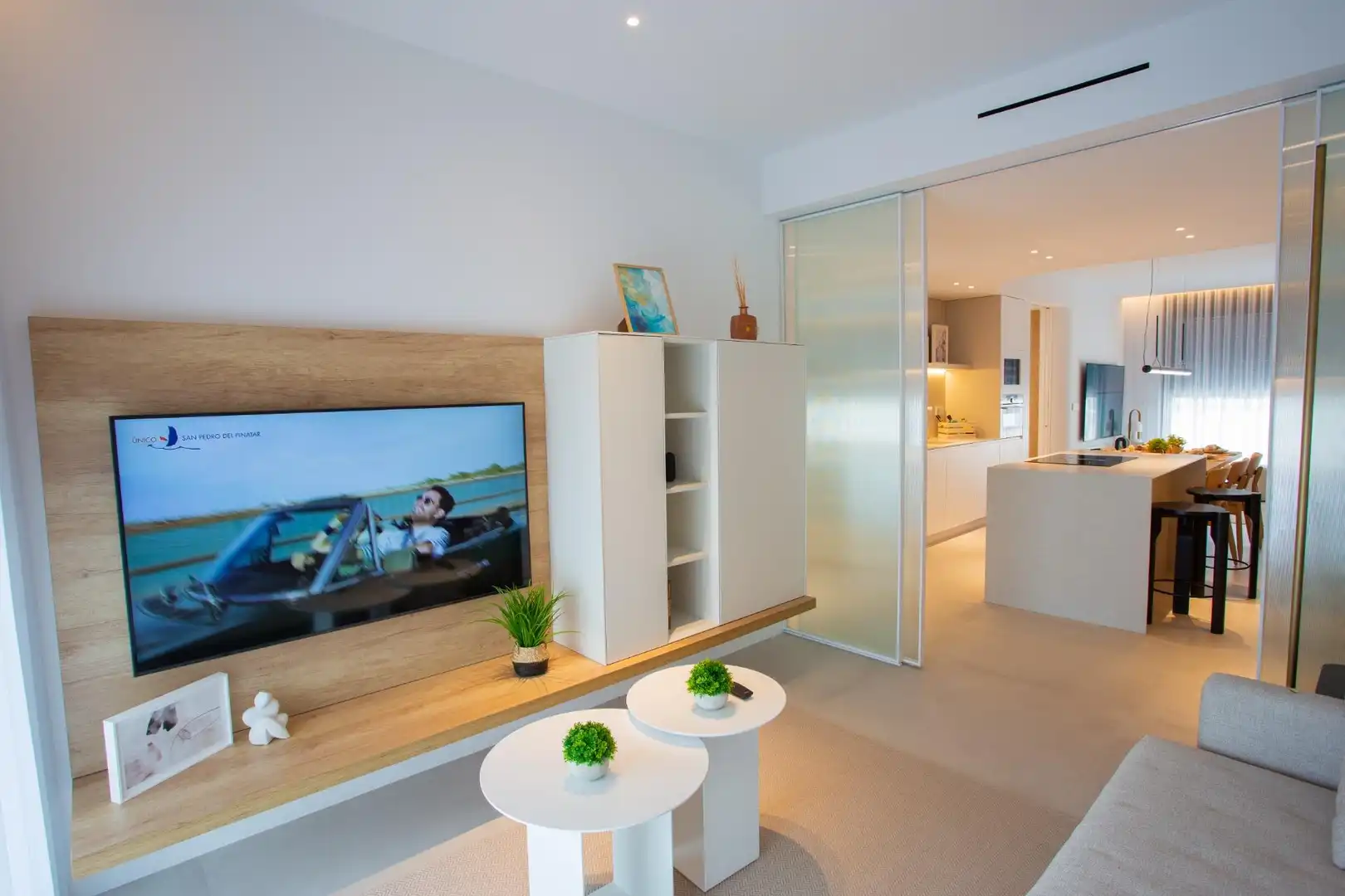 Wohnzimmer von Wohnungen zum Verkauf in La Manga del Mar Menor mit Terrasse, Möbliert und Whirlpool