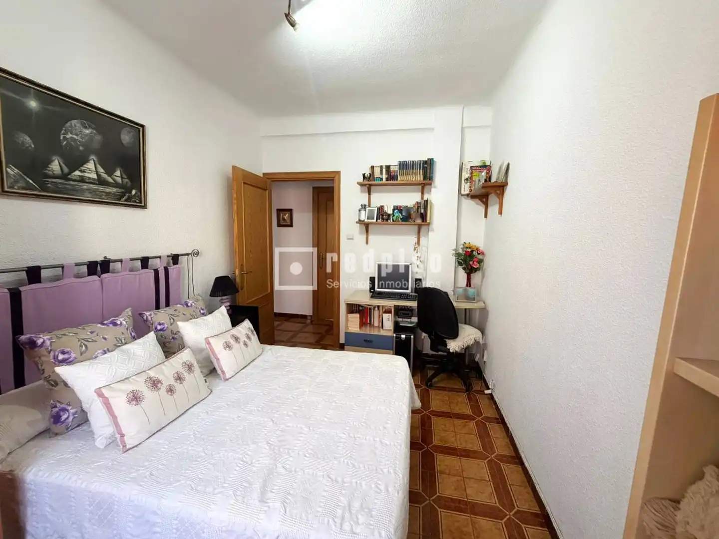 Bedroom of Flat for sale in Madrid  with Air Conditioner and Heating