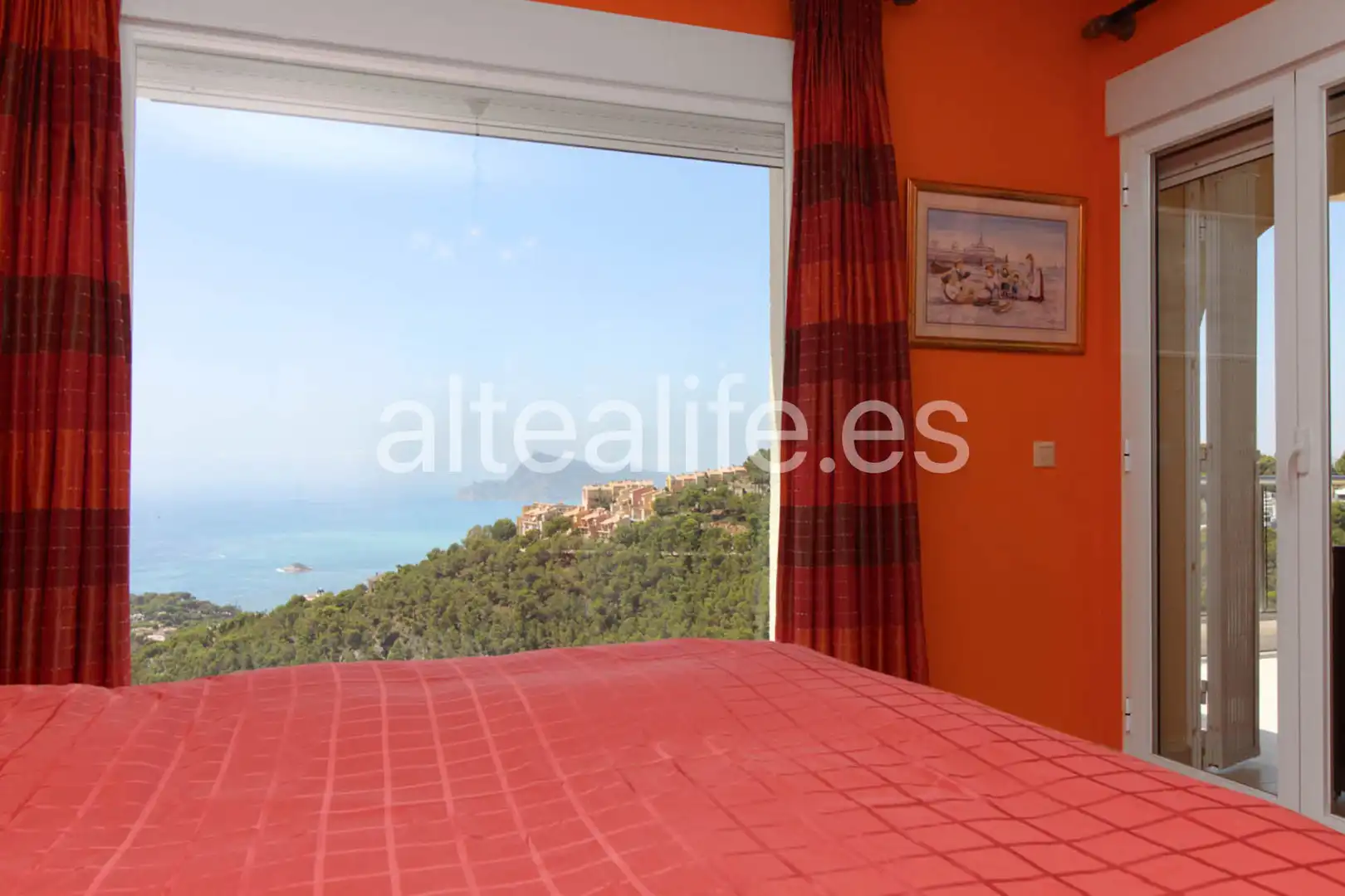 Bedroom of Houses for sale in Altea  with Air Conditioner, Heating and Private garden