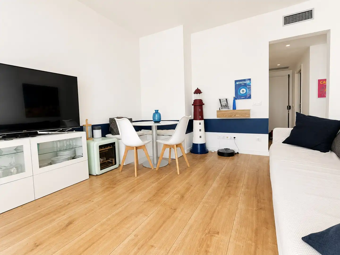 Sala d'estar de Planta baixa en venda en Castell d'Aro, Platja d'Aro i s'Agaró amb Aire condicionat, Calefacció i Terrassa