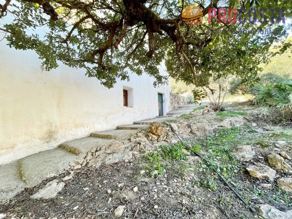 Vista exterior de Finca rústica en venta en Almuñécar con Jardín privado, Terraza y Piscina