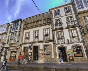 Vista exterior de Casa o xalet en venda en Santiago de Compostela  amb Balcó