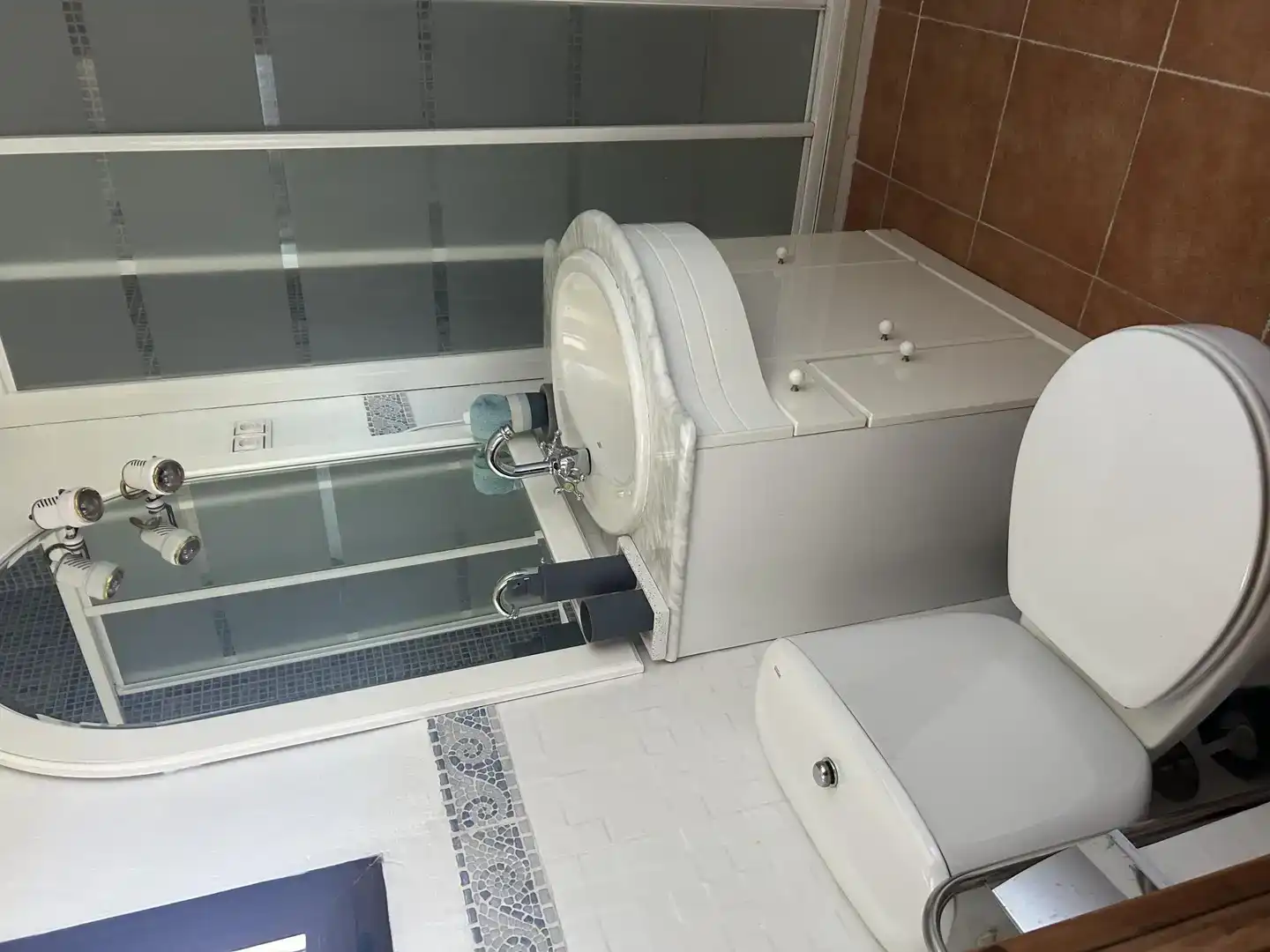 Badezimmer von Country house zur Miete in Villacarrillo mit Privatgarten, Schwimmbad und Möbliert