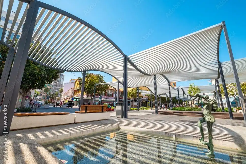 Terraza de Piso de alquiler en Torremolinos con Aire acondicionado, Calefacción y Terraza