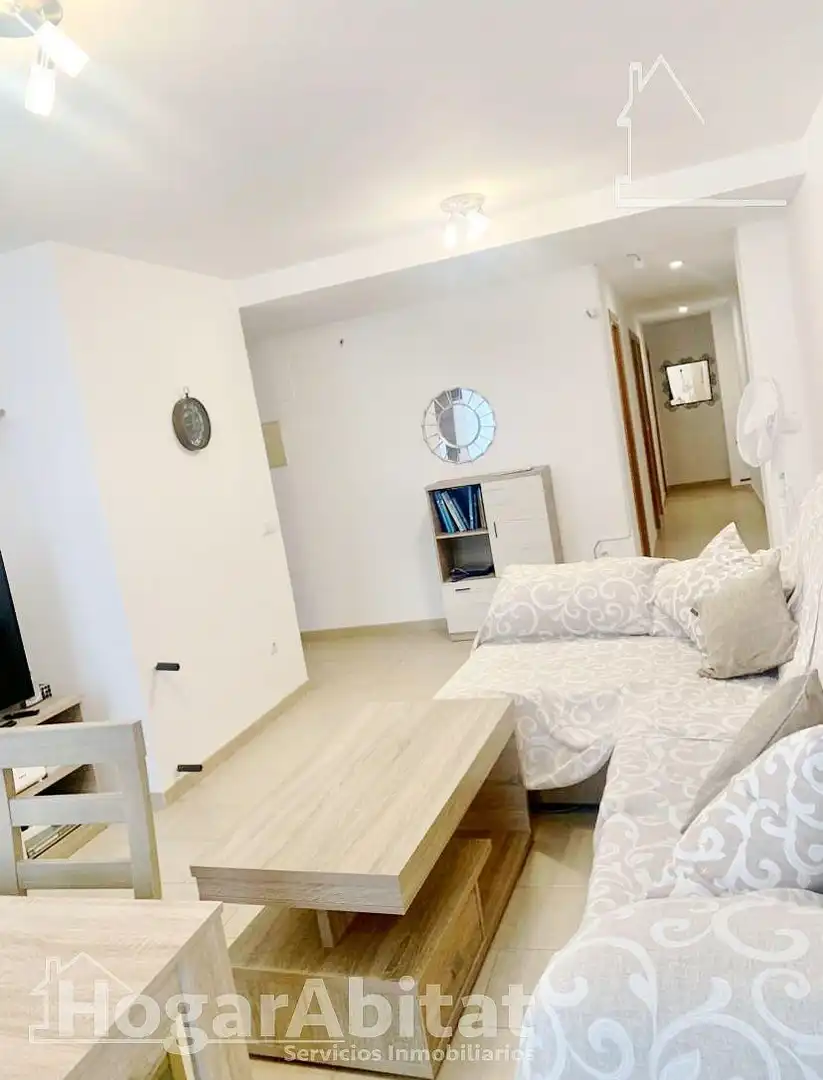 Sala de estar de Piso en venta en Sagunto / Sagunt con Aire acondicionado, Calefacción y Terraza