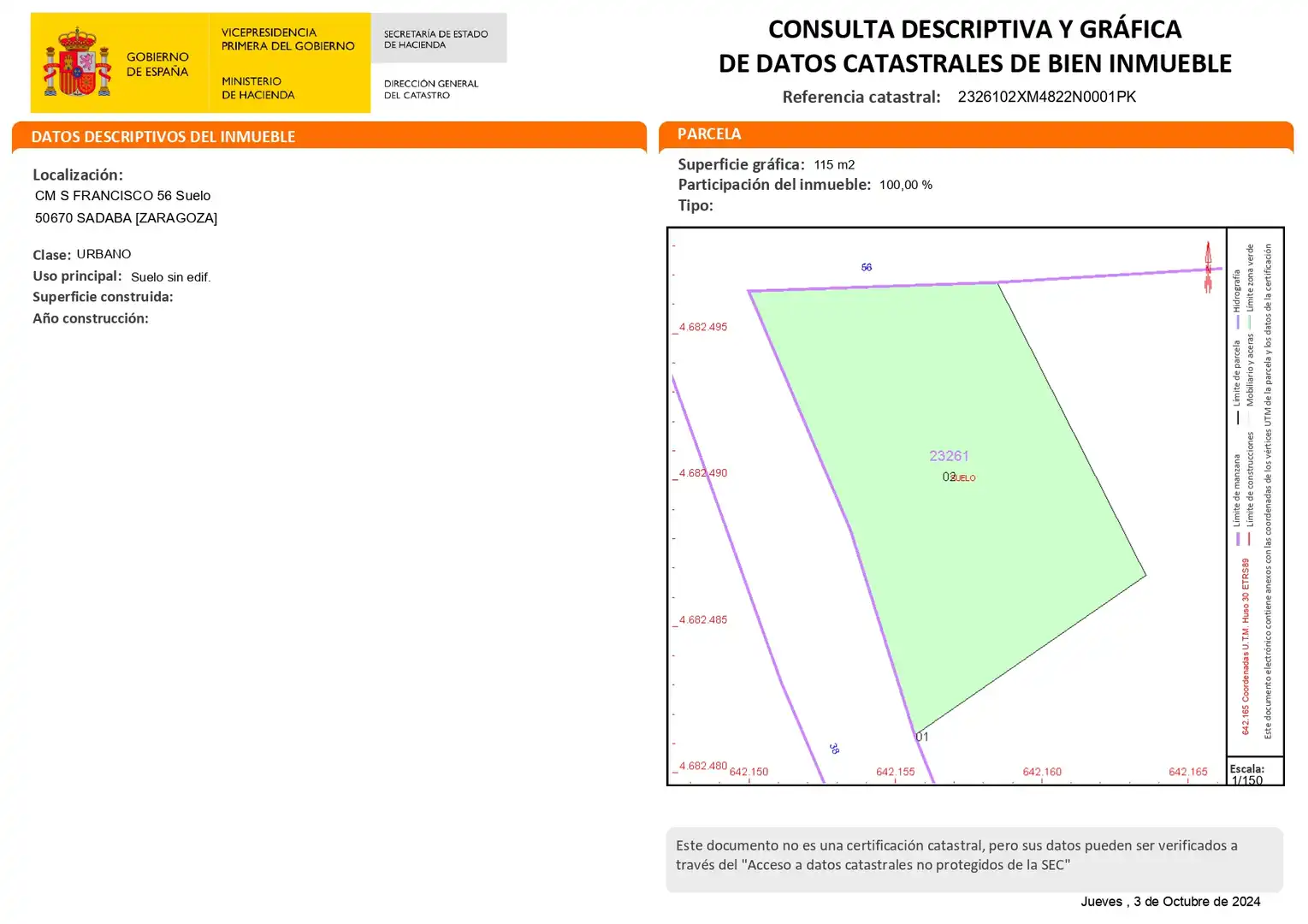 Residential for sale in Sádaba