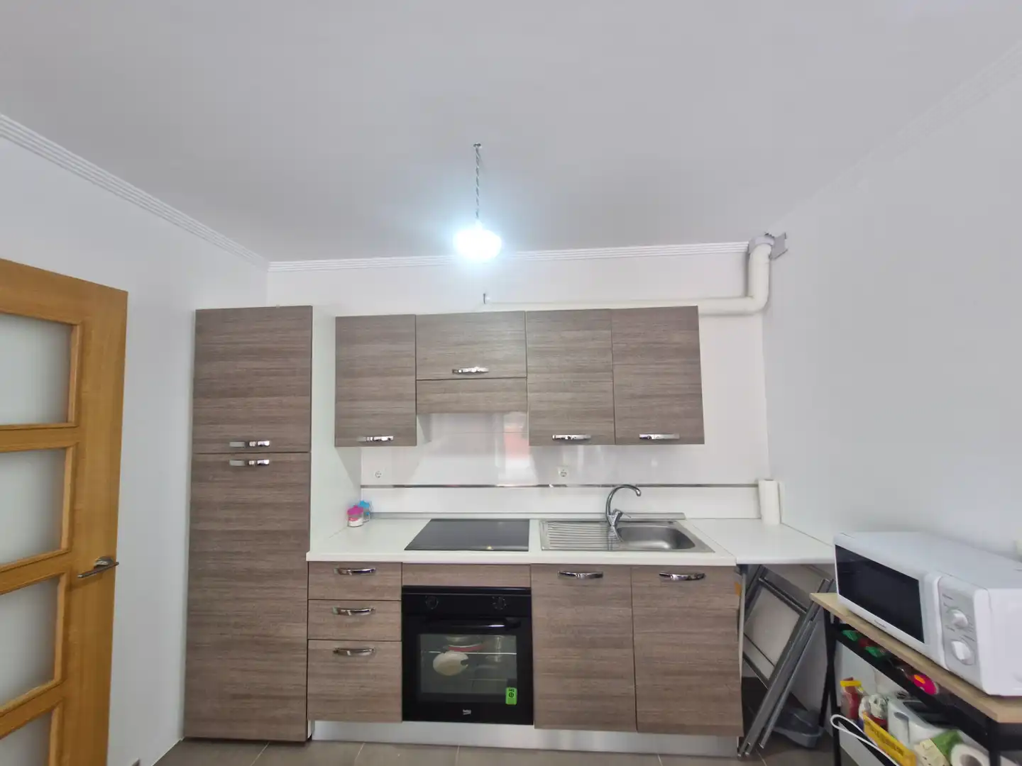 Küche von Wohnung zum Verkauf in Foz mit Heizung, Terrasse und Abstellraum