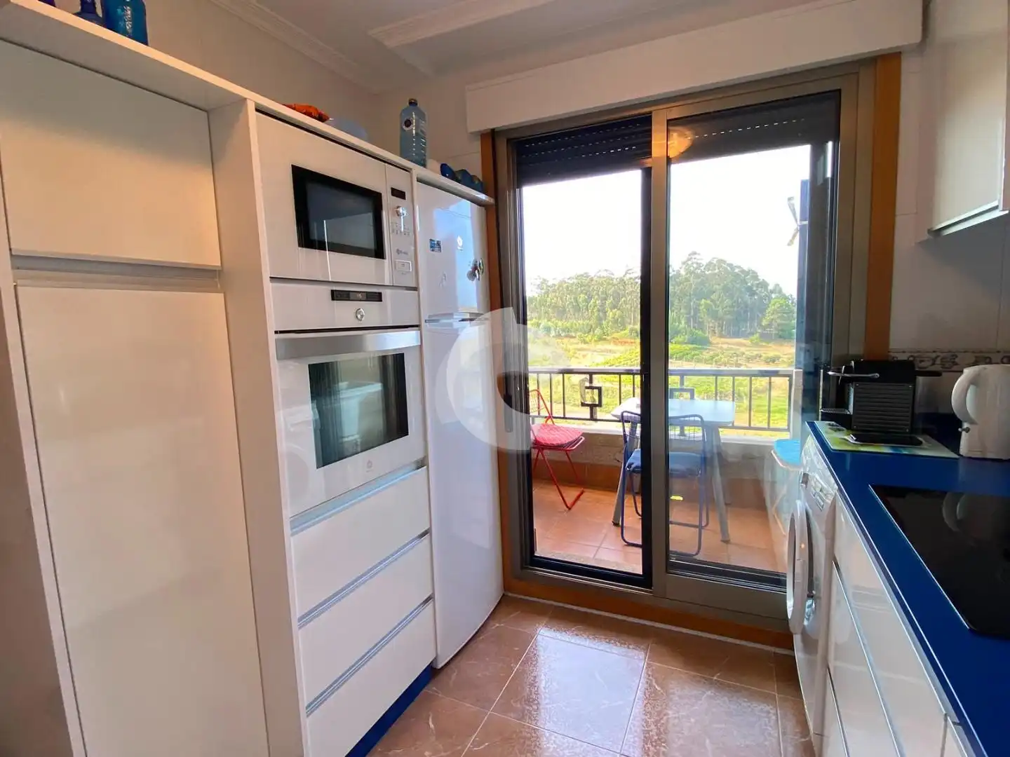 Cuina de Apartament en venda en Sanxenxo amb Calefacció, Traster i Piscina