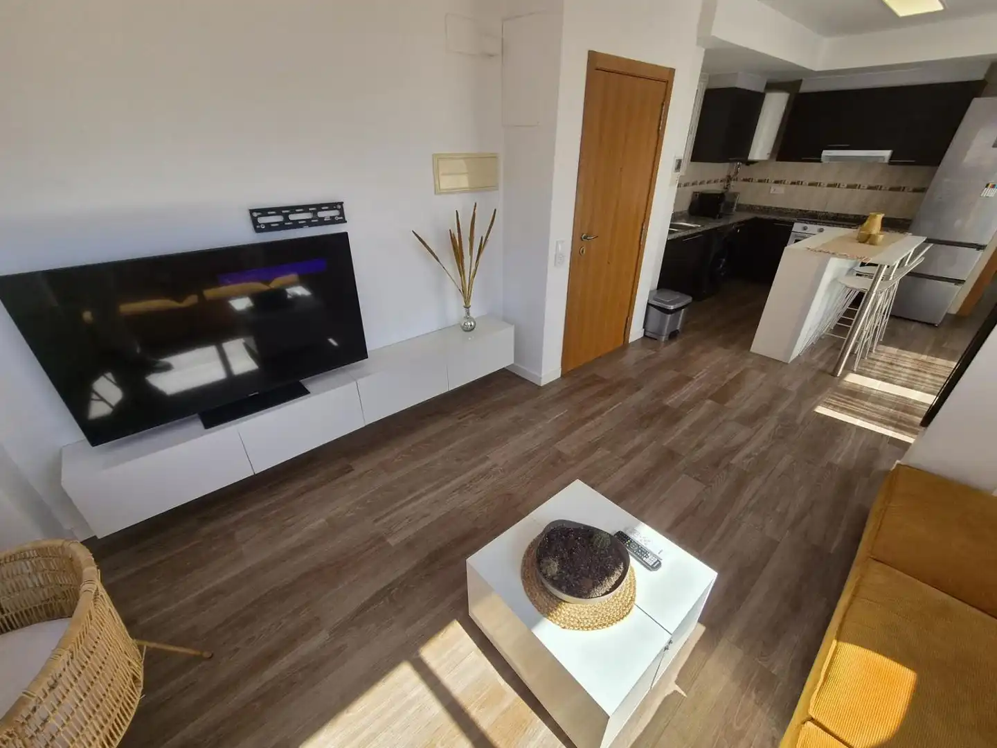 Wohnzimmer von Dachboden zur Miete in Almazora / Almassora mit Klimaanlage, Heizung und Terrasse