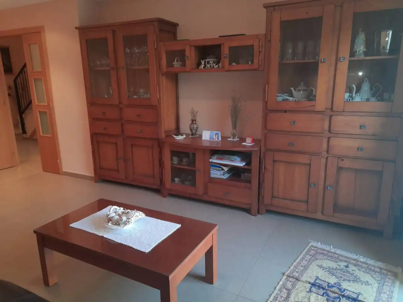 Sala de estar de Casa adosada en venta en Alborache