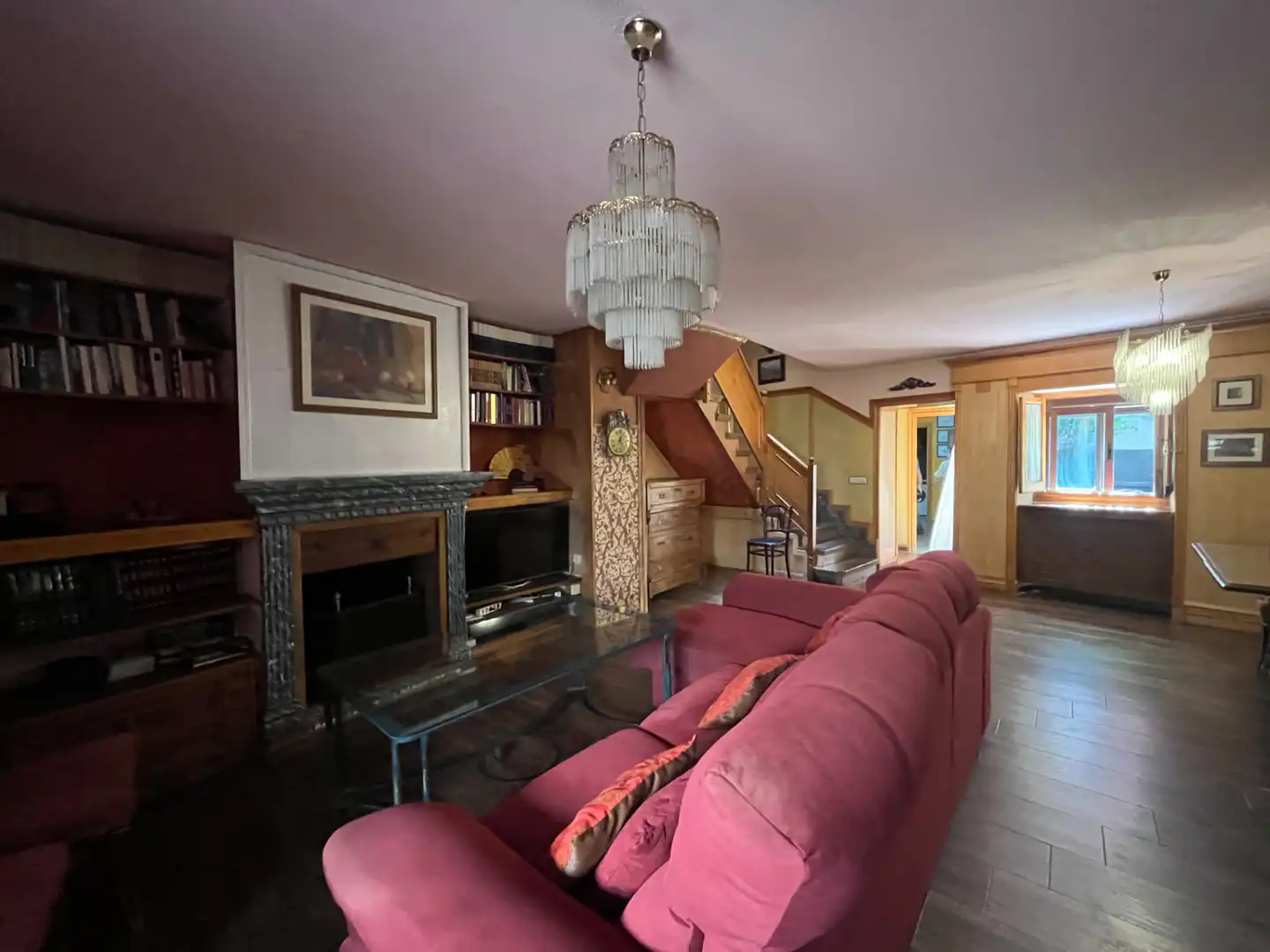 Sala d'estar de Casa adosada en venda en Jaén amb Aire condicionat, Calefacció i Traster