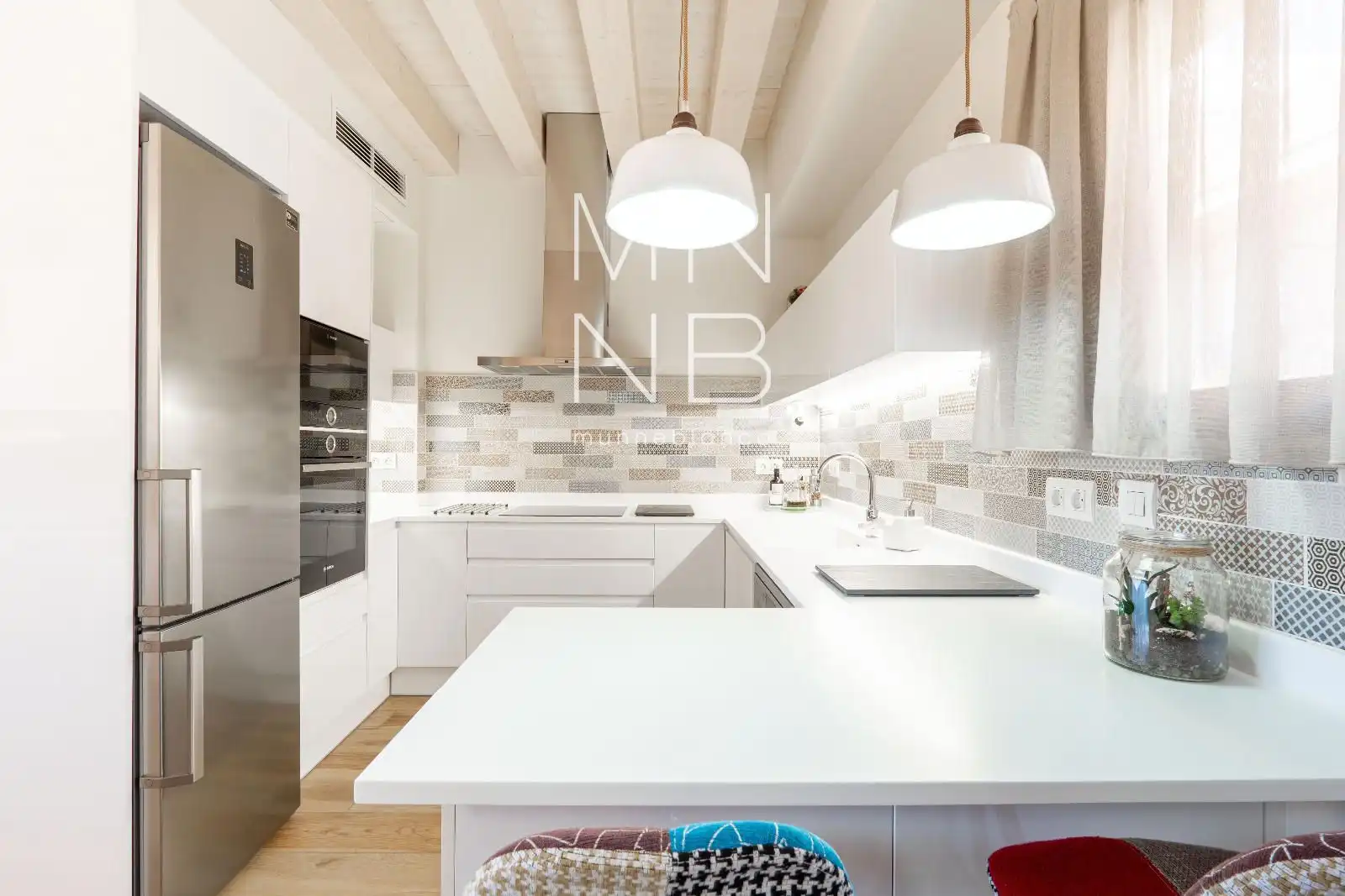 Kitchen of Detached homes for sale in Mataró  with Air Conditioner, Heating and Furnished