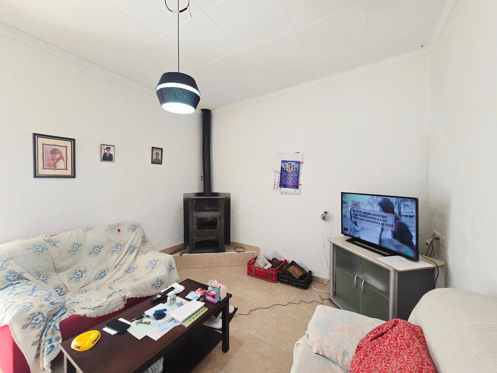 Sala d'estar de Casa o xalet en venda en Los Gallardos amb Aire condicionat, Terrassa i Traster