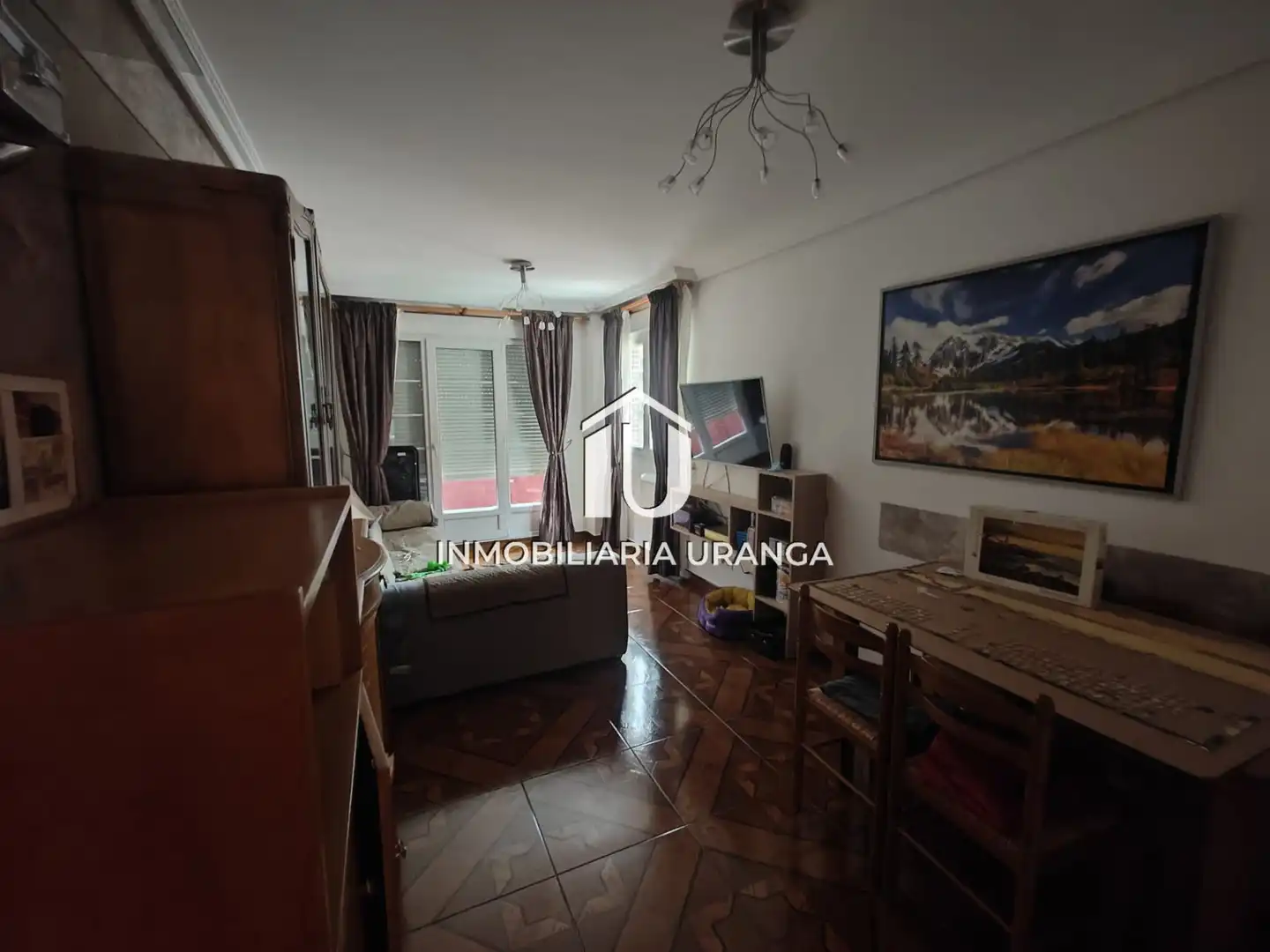 Living room of Flat for sale in Castro-Urdiales  with Heating and Furnished