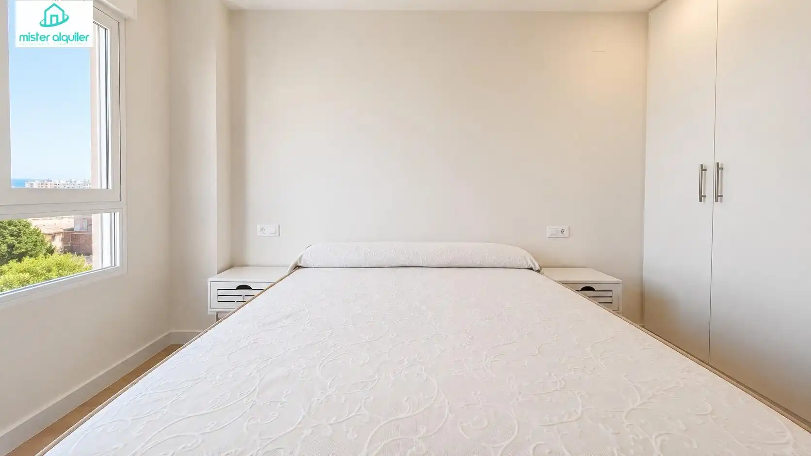 Bedroom of Apartments for rent in El Campello  with Air Conditioner, Heating and Terrace